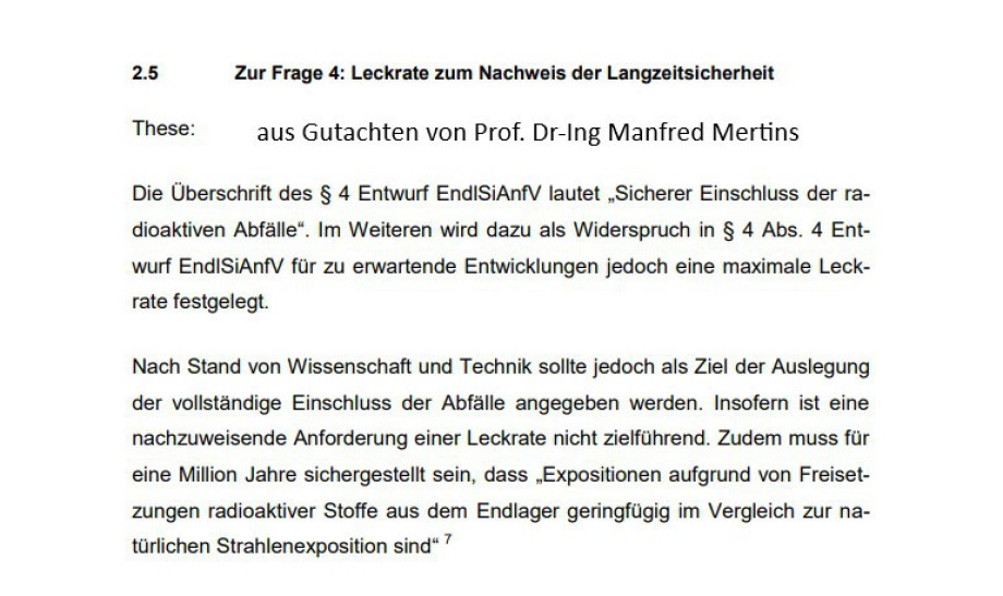 Auszug Gutachten Prof. Dr.-Ing. Manfred Mertins von der NBG Website