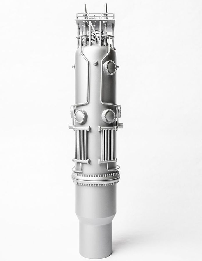 NuScale SMR Power Module - in a slim vessel