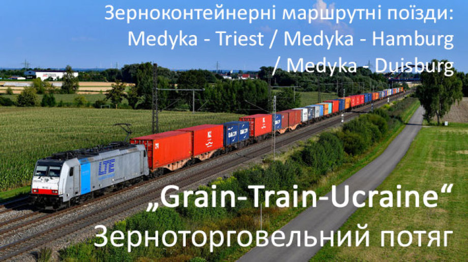Grain Train - Контейнерний потяг для пшениці - Ланцюг постачання для наземного транспортування зерна