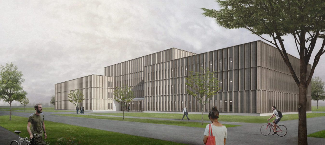 BfS Neubau in Neuherberg ist ein Holz-Hybridbau