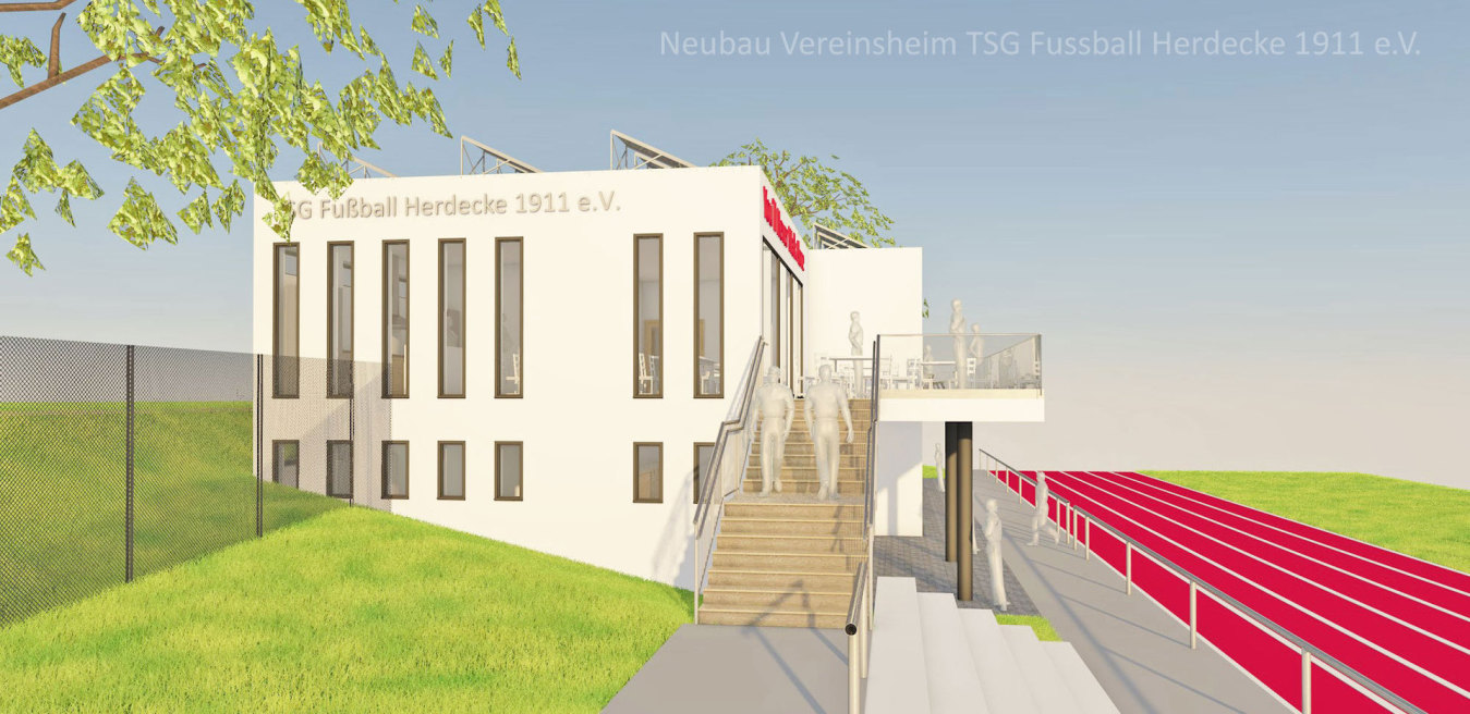 Neubau Vereinsheim Fussball
