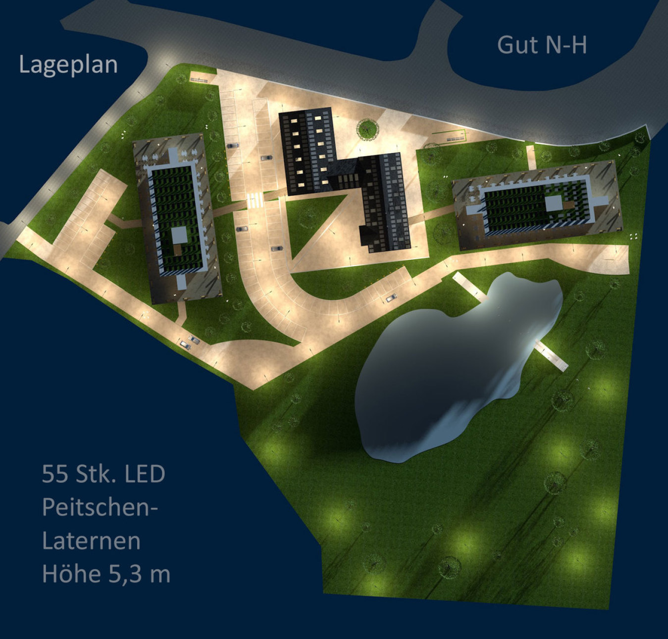 Licht-Planung Adipositas Zentrum der Krankenkassen - Gut Niederste-Hülsberg Hagen Vorhalle