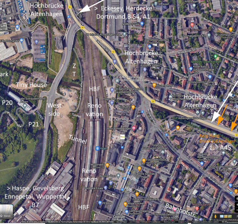 Bauland direkt neben Bahnhof zu verkaufen - Hagen NRW DE