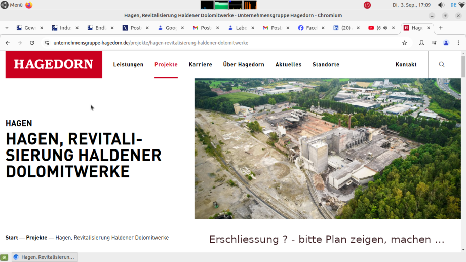 Industriegebiet in Hagen zu verkaufen