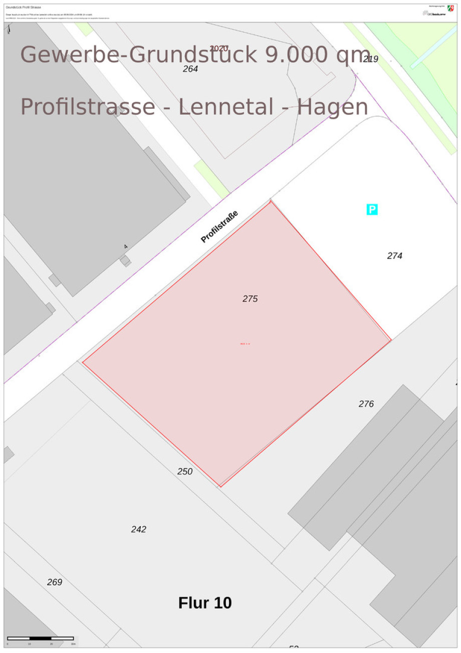 Gewerbe-Grundstück Lennetal Hagen Flurstück 275 zu verkaufen