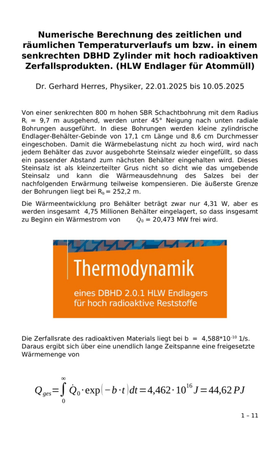 >>> Ing. Goebel - der Endlager-Planer 14 J. - KLAGT gegen " Peter Hart " BMUKN Bonn vor dem Bundesverwaltungs-Gericht in Leipzig - Klage mit 2 Seiten Text und 6 Seiten technische Zeichnungen. Ein Ingenieur - der es leistete ! - klagt gegen die techn. Unfä