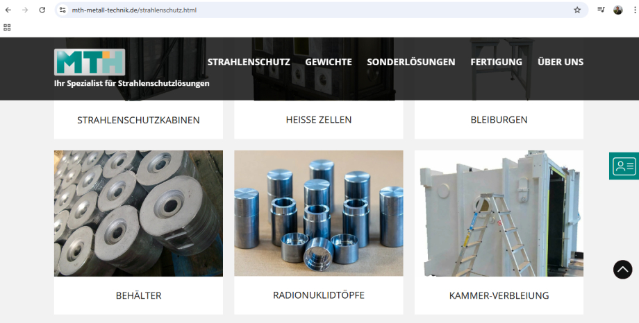 MTH Metall Technik - Fa. Kieshauer - in Halsbrücke bei Dresden - die Blei Spezialisten