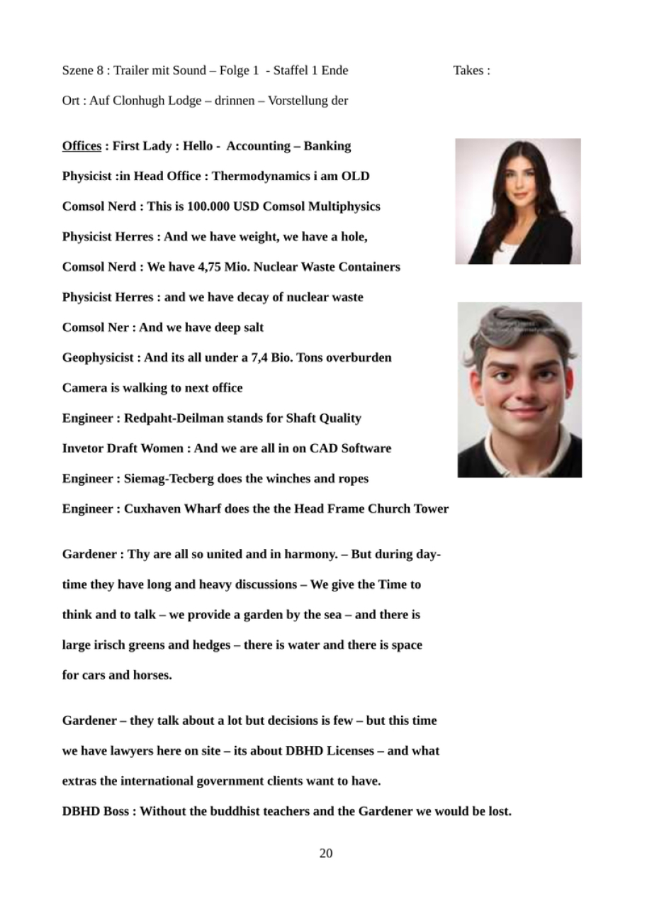 Clonhugh Lodge DBHD Institute - Der Film - Drehbuch - Film-Script DBHD Institute Clonhugh Lodge