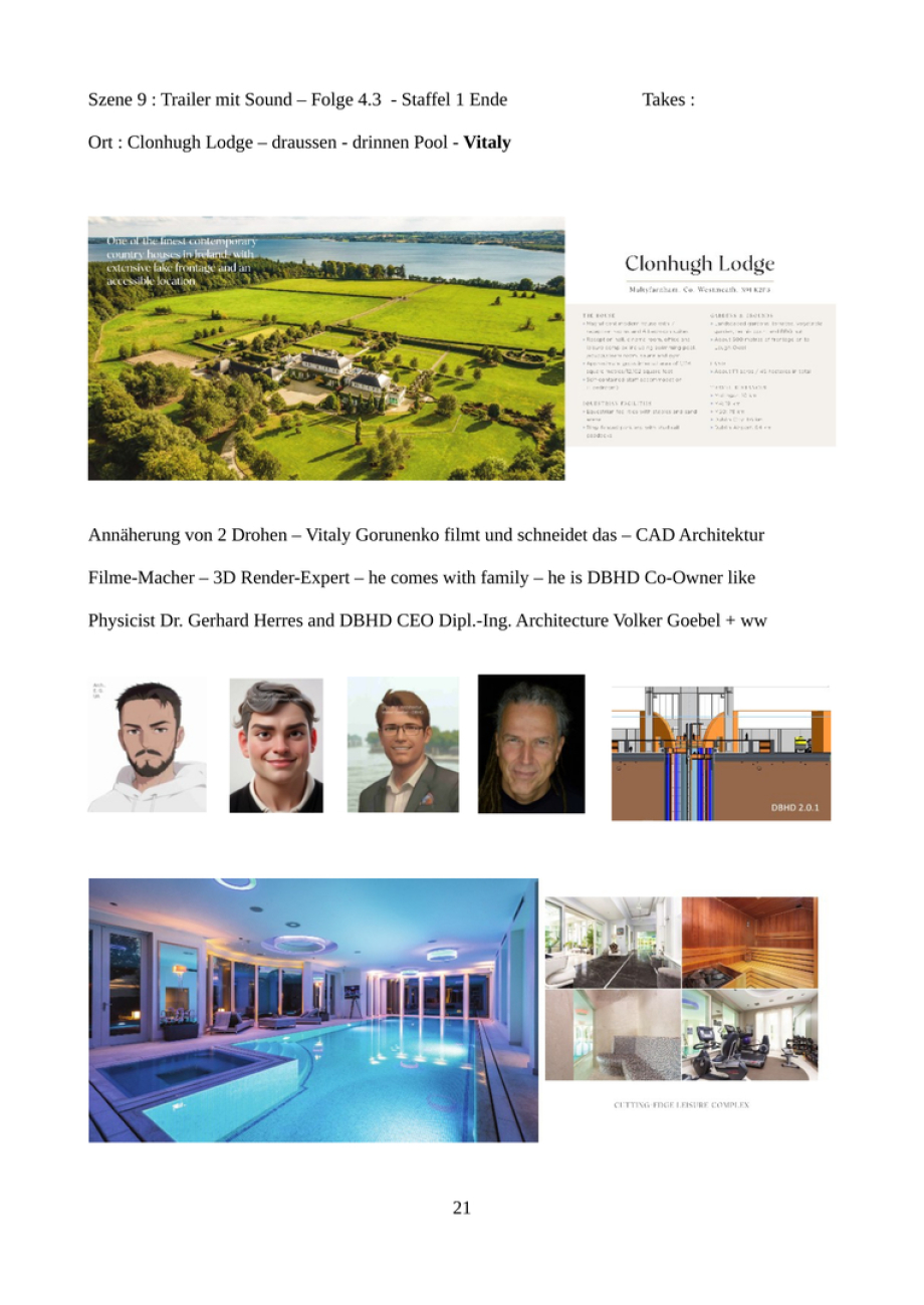 Clonhugh Lodge DBHD Institute - Der Film - Drehbuch - Film-Script DBHD Institute Clonhugh Lodge