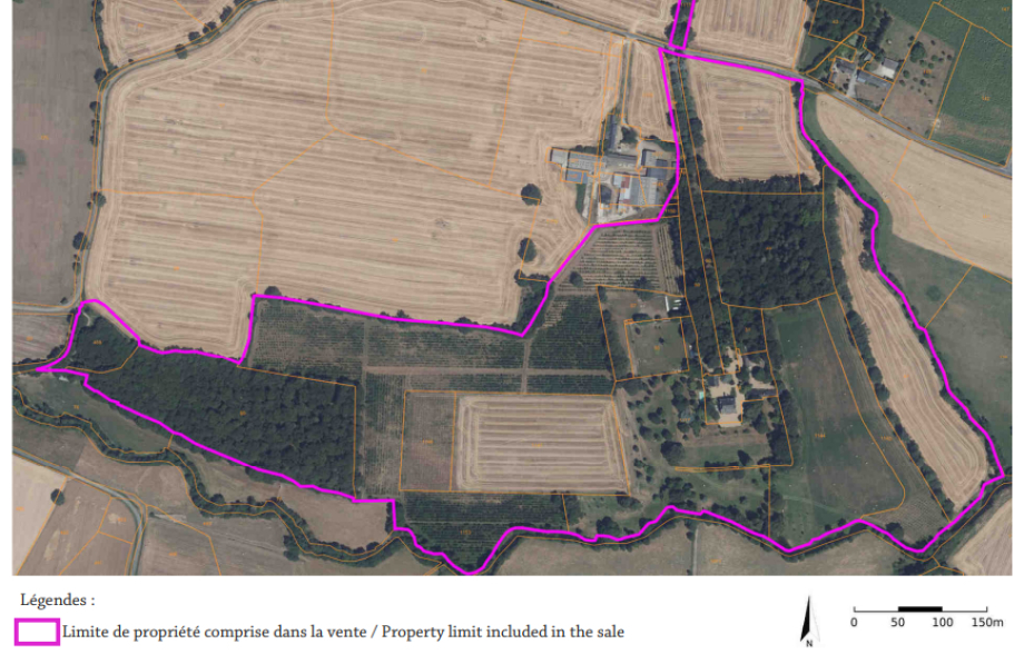Landkauf in Frankreich - ein Gutshaus ist immer dabei - einige mit Pool, andere mit Reithalle - ab 1,35 EU / qm - Vorauswahl von Arch. Goebel Kauf-Assistenz, Gutachter vor Teil-Renovierung verbrennt Möbel im Hof