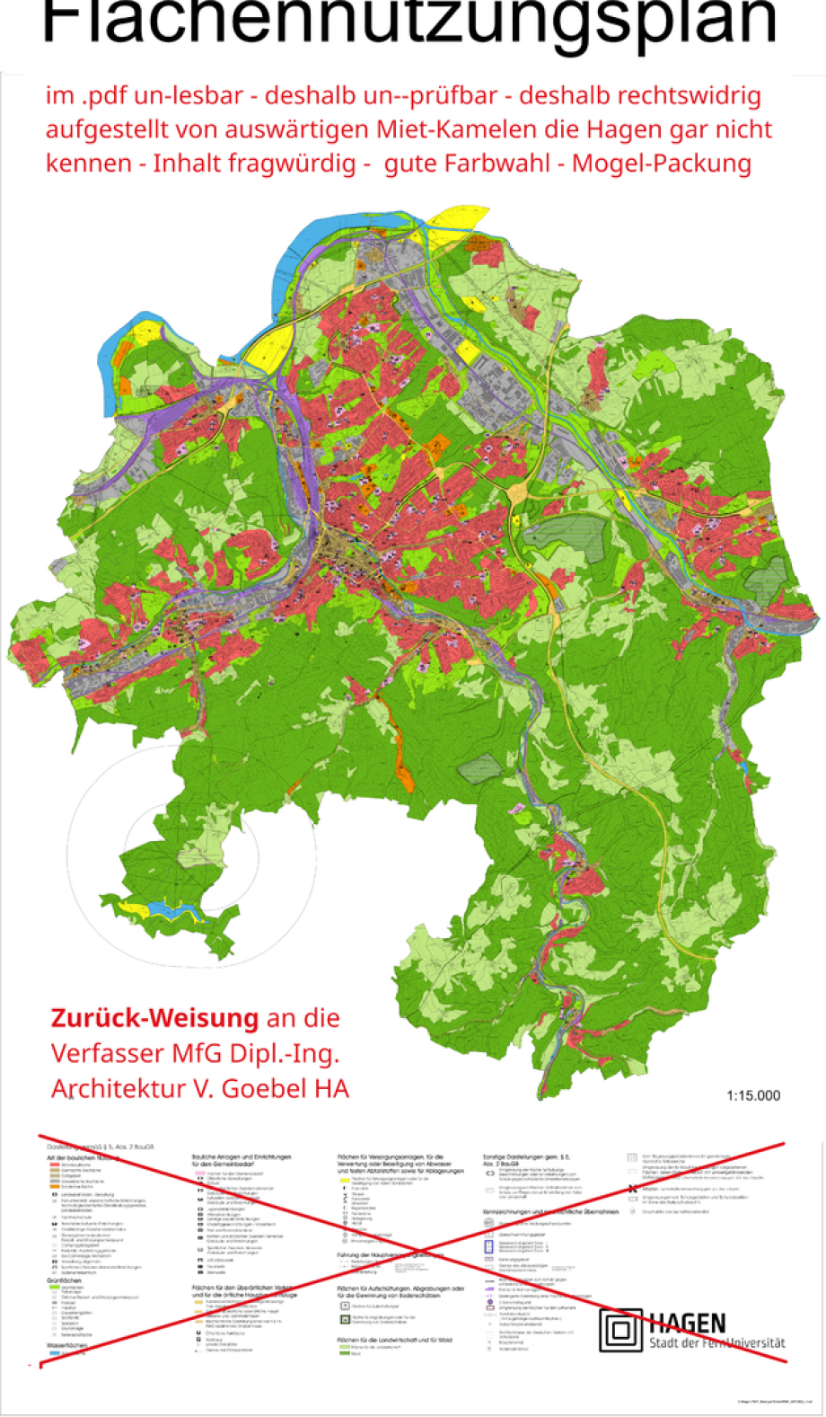 Flächennutzungsplan Hagen rechtswidrig