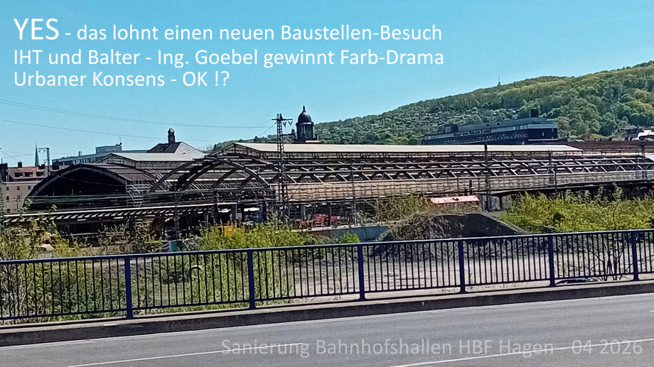 Das ist eine schöne Struktur - die eine sehr lange Nutzungs-Zeit hat - Stahlbau