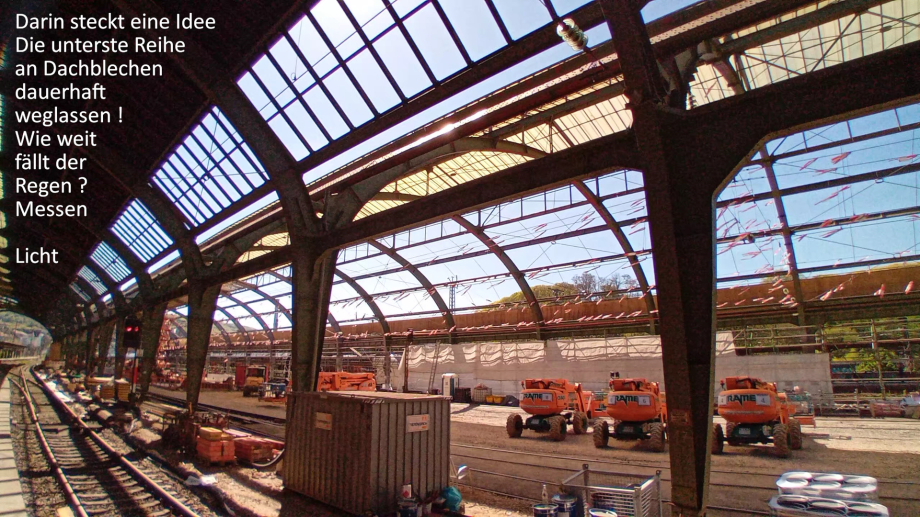 aus der Zeit der Dampf-Lokomotiven - wir erwarten jetzt aber weisse ICE Elektoro-Züge