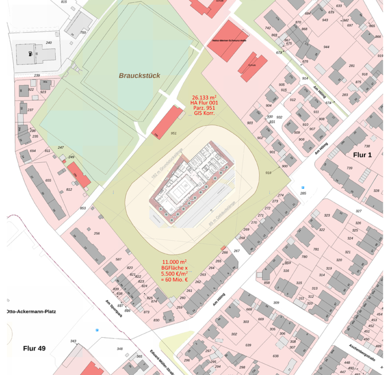 Architektur Vorschlag BBZ HA Cuno Berufsschule am Höing - Arch. Goebel Hagen