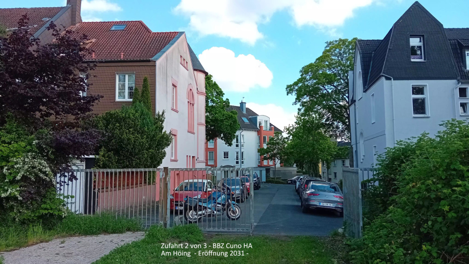 Zugang 2 von 3 - Bauplatz Eingang BBZ HA