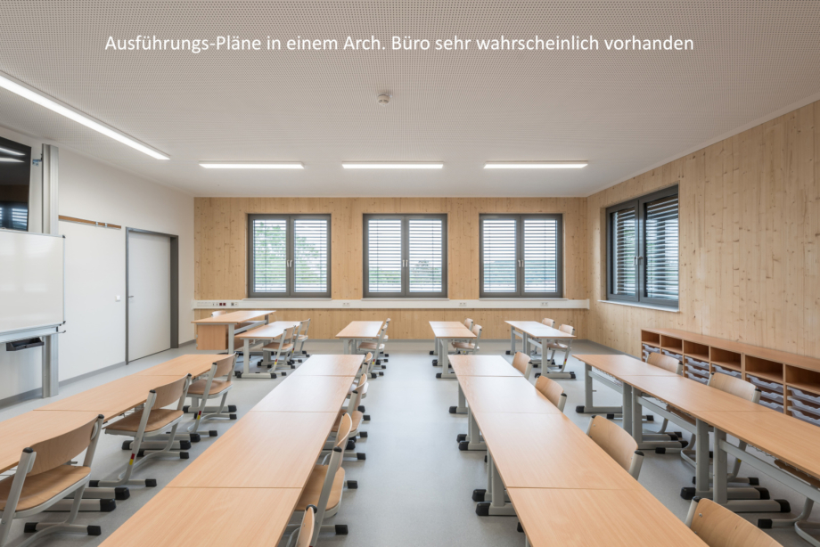Klassenraum Cuno Berufsschule und Berufskolleg auf Varta-Insel - Architekturbüro Goebel