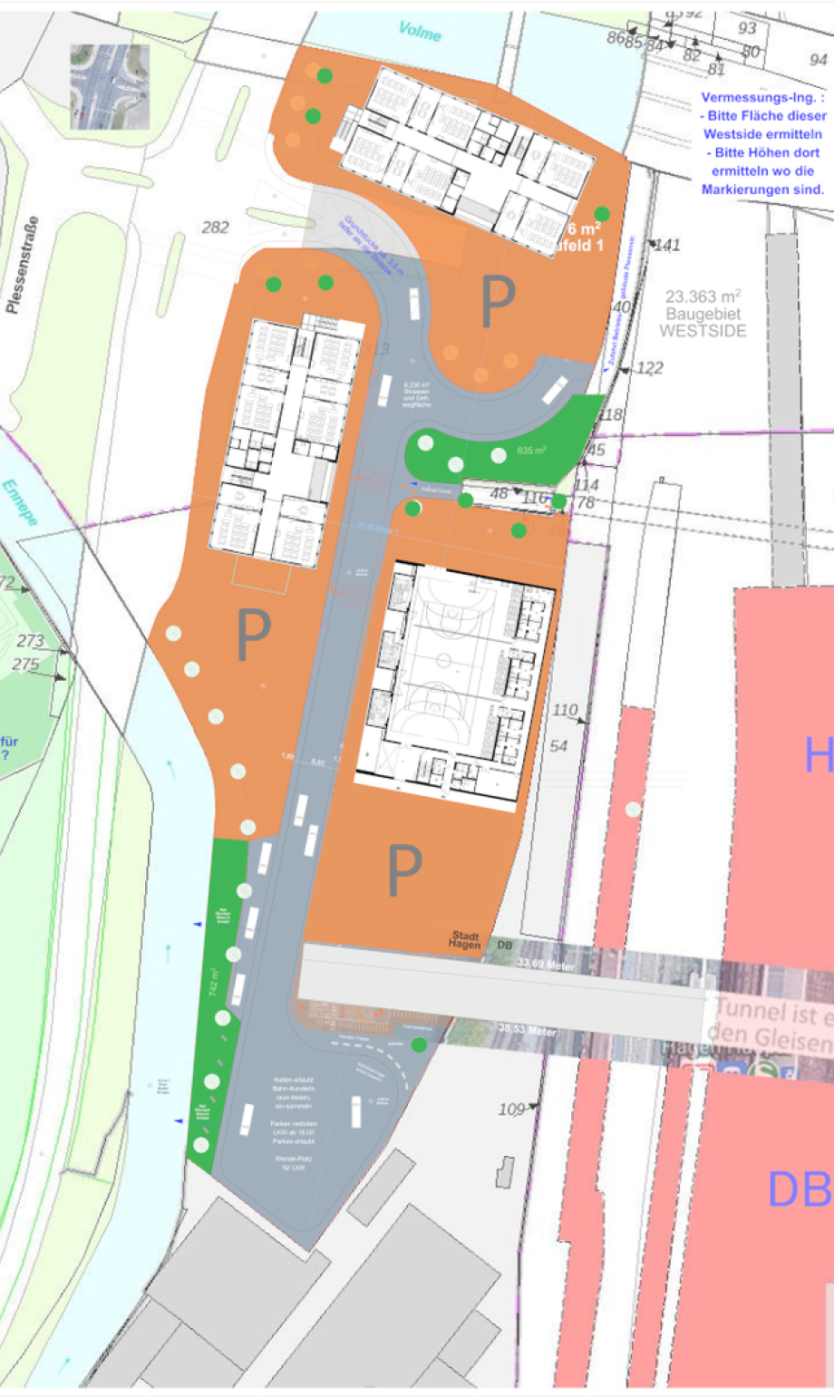 WINNER - CUNO Berufsschulen mit 3 Feld Sporthalle auf Westside Hagen mit direktem HBF Anschluss