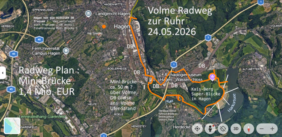 Volme-Radweg - Geburtstag 24.05.2026