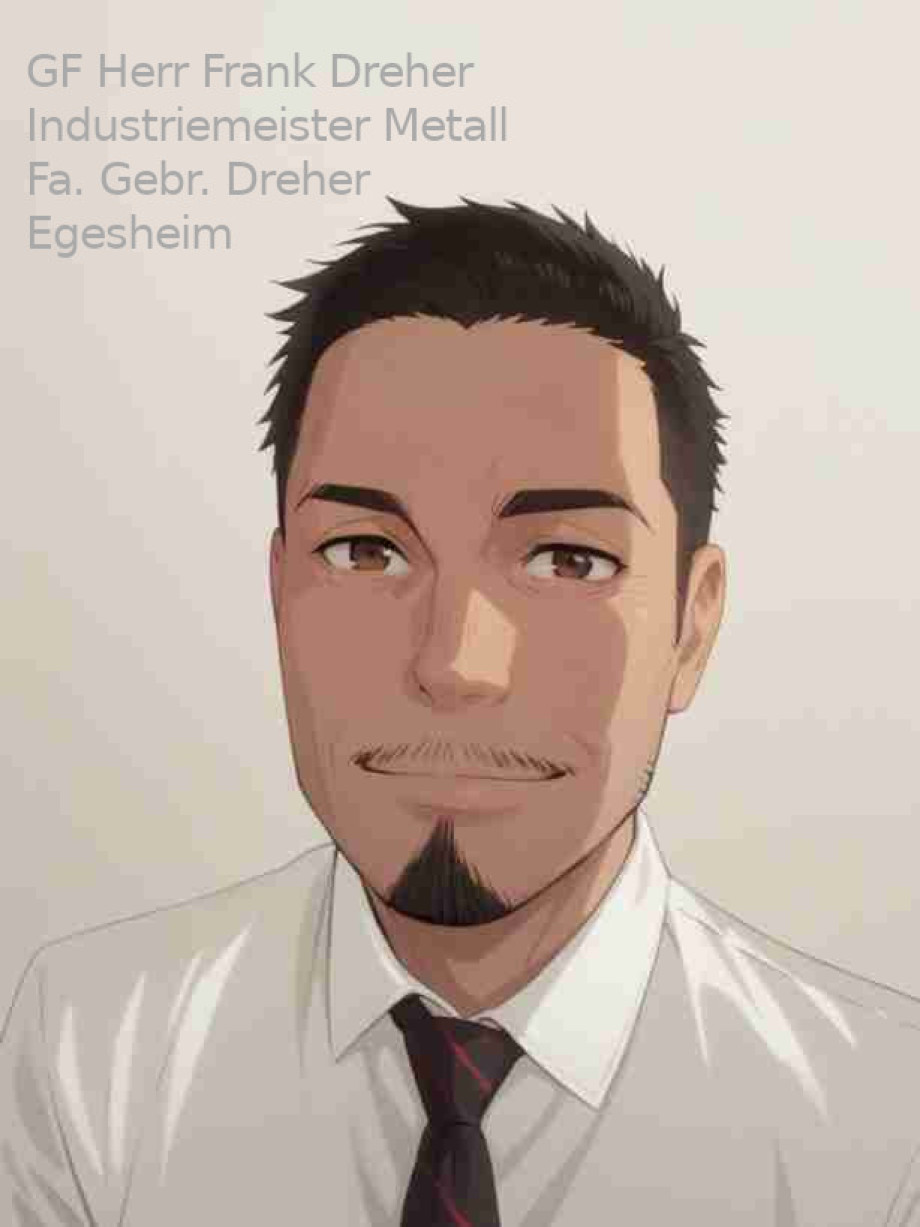 Herr Frank Dreher - Geschäftsführer Gebr. Dreher Egesheim - Spanende Bearbeitung - BW Qualität