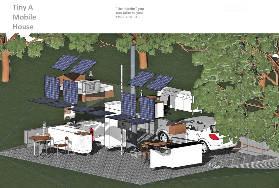 A Tiny Mobile House Building plan for you by Dipl.-Ing. Volker Goebel Nuclear Repository Planner