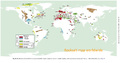 Karte der Steinsalz-Vorkommen weltweit - Map of rocksalt geologies worldwide