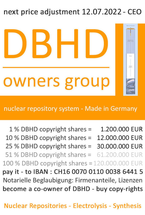 Reguläre Anpassung Preise DBHD Urheber-Rechte