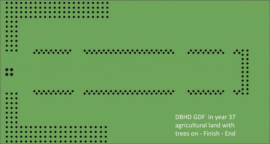 >>> DBHD GDF in year 37 - after build it back - the good land is given back as an agricultural area - as it was before - some trees we leave on the Ex-Building-Site - you can still explain what was there - and then time is coming - a lot of #Time