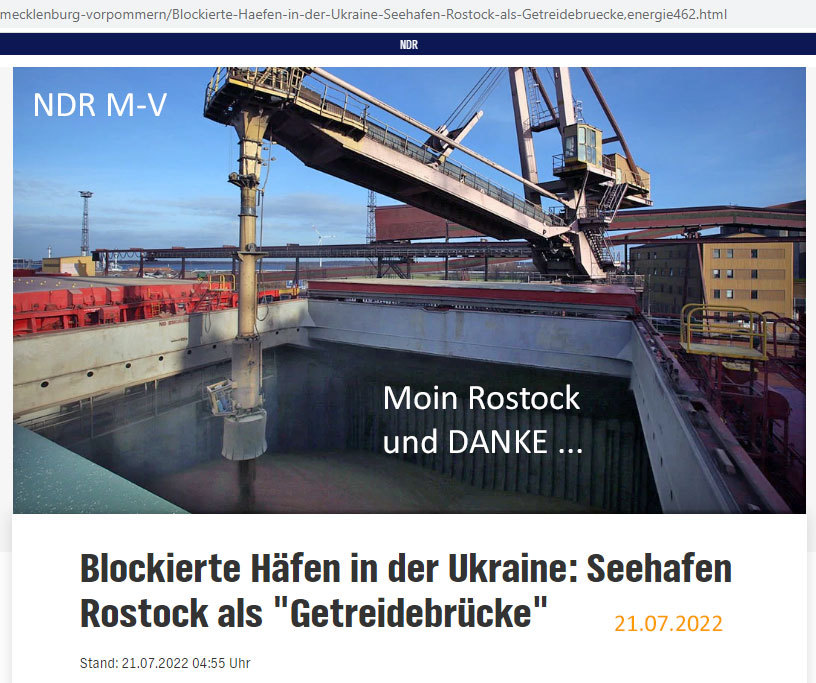 Moin Seehafen Rostock - Danke