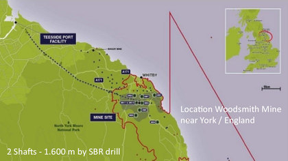 SBR Shaft Building Site York England Woodsmith Mine