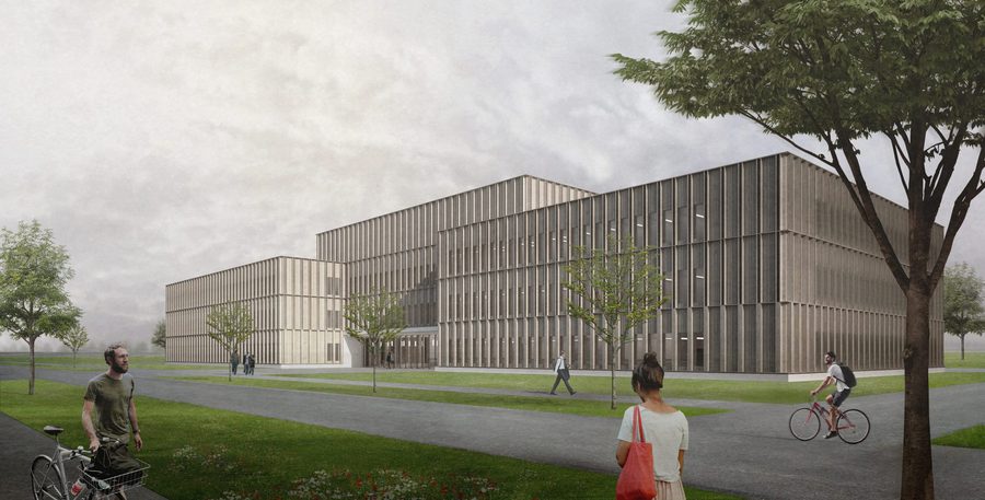 Neubau in Holz-Beton-Hybridbauweise für Bundesamt für Strahlenschutz Neuherberg bei München