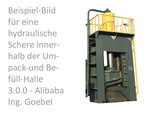 Hydraulische Schere Umpack- und Befüll-Halle 3.0.0 für DBHD Endlager