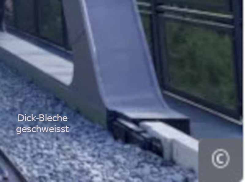 Fachwerkbrücke neuer Bauart - Bleche (Laserzuschnitte) Geschweisst Grundiert Lackiert