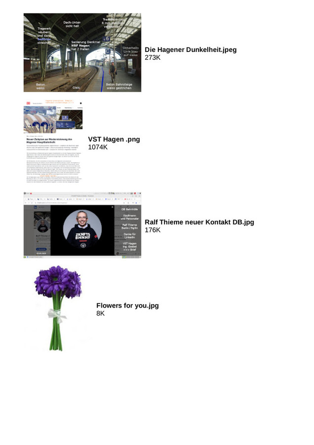 >>> Bitt-Brief an den erfreulichen Herrn Ralf Thieme - DB Vorstand Personen-Bahnhöfe - VST Hagen - Modernisierung - kein einfacher Fall, aber schon mit kl. Mittel-Einsatz lösbar - Hagen möchte leben !