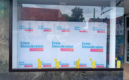 FDP Wahlbüro am Markt