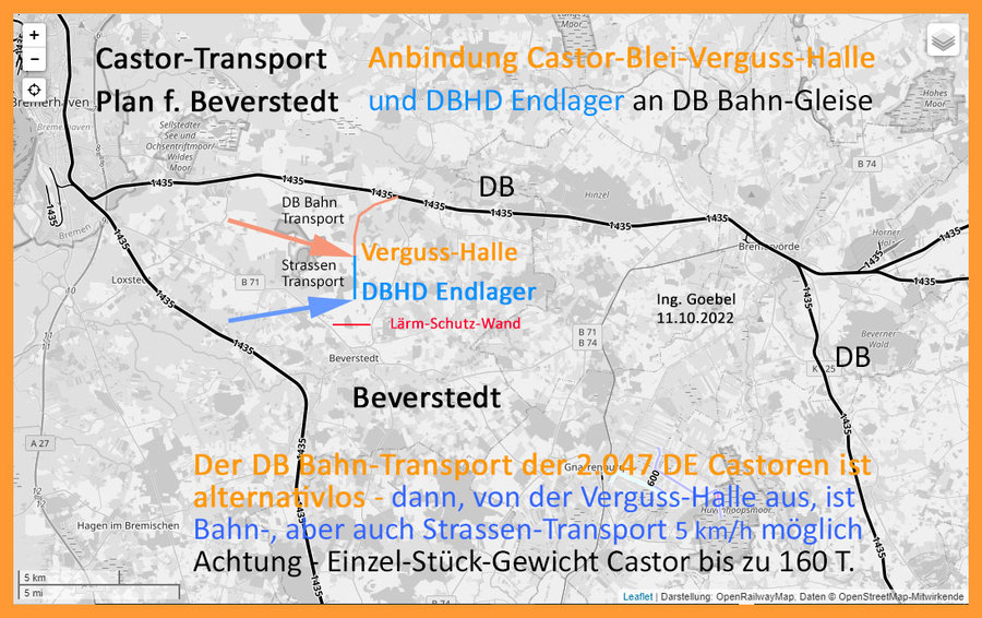 Super-Welt-Geologie für Endlager bei Beverstedt in Niedersachsen nahe der Nordseeküste