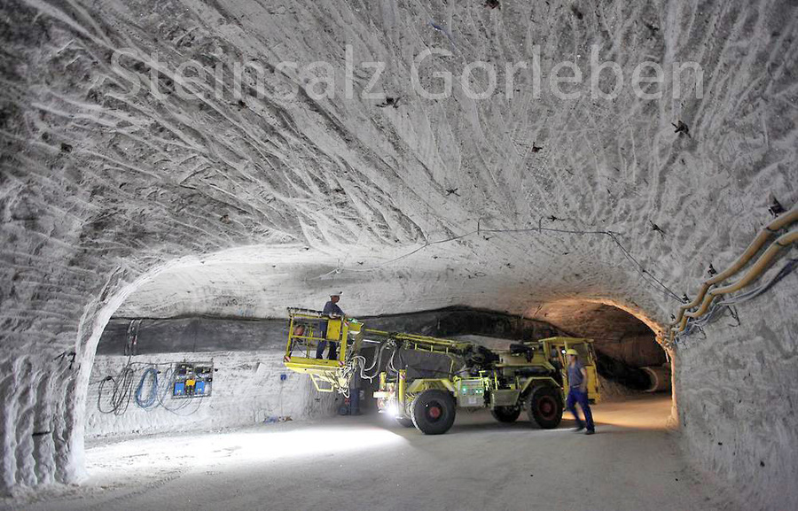 Steinsalz Rocksalt Halit Kochsalz NaCl NatriumChlorid - GDF Geology - Endlager Geologie