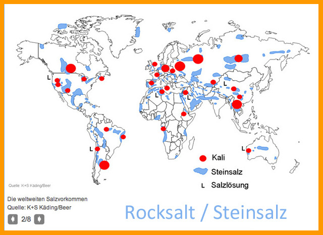 Steinsalz Rocksalt Halit Kochsalz NaCl NatriumChlorid - GDF Geology - Endlager Geologie