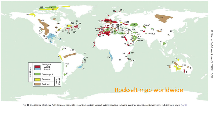 Steinsalz Rocksalt Halit Kochsalz NaCl NatriumChlorid - GDF Geology - Endlager Geologie