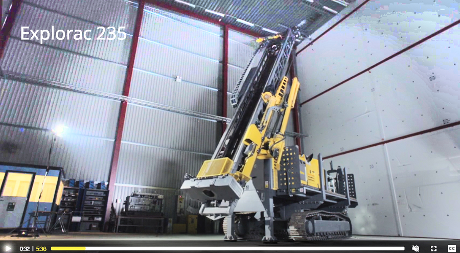 Explorac 235  - 3rd Generation Drilling Tool by Epiroc Sweden and Essen
