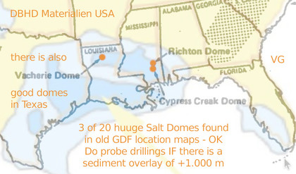  >>> Hello Louisiana Drilling Companies - Cashing on the GDF agenda ! Drilling in Salt Domes with SBR from Germany - includes shaft building DOE got 56 Bio USD on GDF accounts - Vacherie Dome -first US DBHD