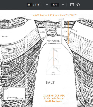  >>> Hello Louisiana Drilling Companies - Cashing on the GDF agenda ! Drilling in Salt Domes with SBR from Germany - includes shaft building DOE got 56 Bio USD on GDF accounts - Vacherie Dome -first US DBHD