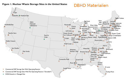   >>> This is the main US nuclear waste - SPENT FUEL - interim storage  locations - WIPP US in salt is fine for MLW, LLW - DBHD cares for HLW  The US DBHD GDF geologies are in Texas and Louisiana - 90.000 Mg !   - DOE got 56 Bio USD on GDF accounts. - Sta