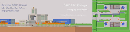 Die DBHD Grundrisse enthalten mehr Medien und sind weniger eng - Aber die Tübbing Wandstärken sind noch anzupassen 