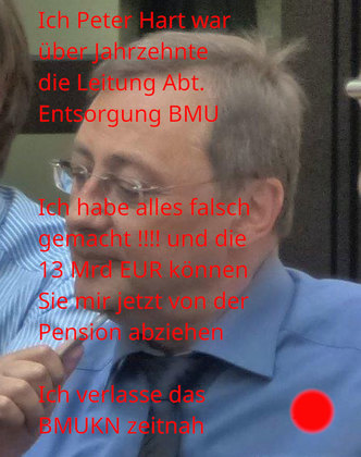 Peter Hart aus der Endlager-Branche aussteuern -