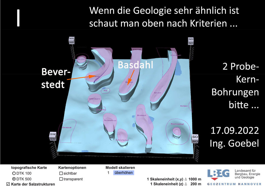 Höffige Endlager-Geologie bei Beverstedt und Bahldorf und Bremer Vorde