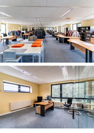 Dieses Firmen-Gebäude mit Halle haben wir in der engeren Auswahl. DBHD GDF INSTITUTE ist dann in Gronau NRW - immer noch nah zu den wesentlichen Lieferanten und zum Standort - Die Vernunft bleibt erhalten.