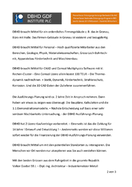 >>> Die DBHD Endlager-Entwicklung-Planung braucht eine offizielle Anerkennung und MIttel für die Ausführungs-Planung. - Wir wollen Ihnen in 2 Jahren eine bestell- und auschreibungs-fertige DBHD Endlager-Planung zeigen.  Das NaPro DE von DBHD beschliessen.