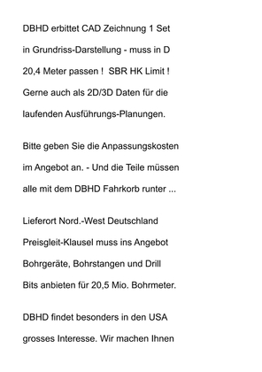>>> Durch das gute Gespräch mit Vertriebs-Ing. Rautenstrauch war DBHD in der Lagen die Anfrage für die Expiroc 235 Set ganz deutlich zu konkretisieren. - Mit besten Grüssen - Ing. Goebel - DBHD Planer
