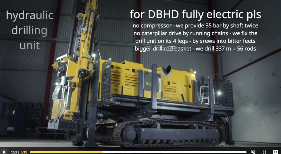 Explorac 235  - 3rd Generation Drilling Tool by Epiroc Sweden and Essen