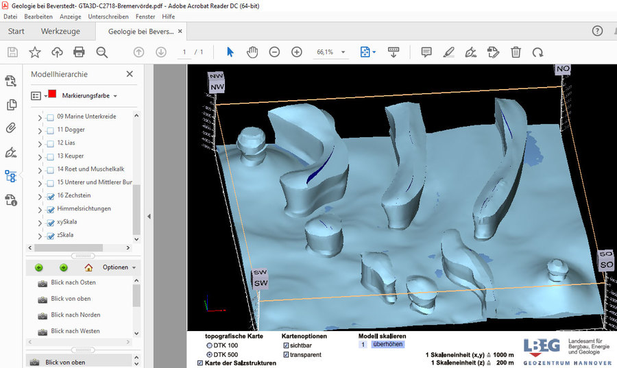 Möglicher Endlager-Standort nördlich von Beverstedt in Niedersachsen